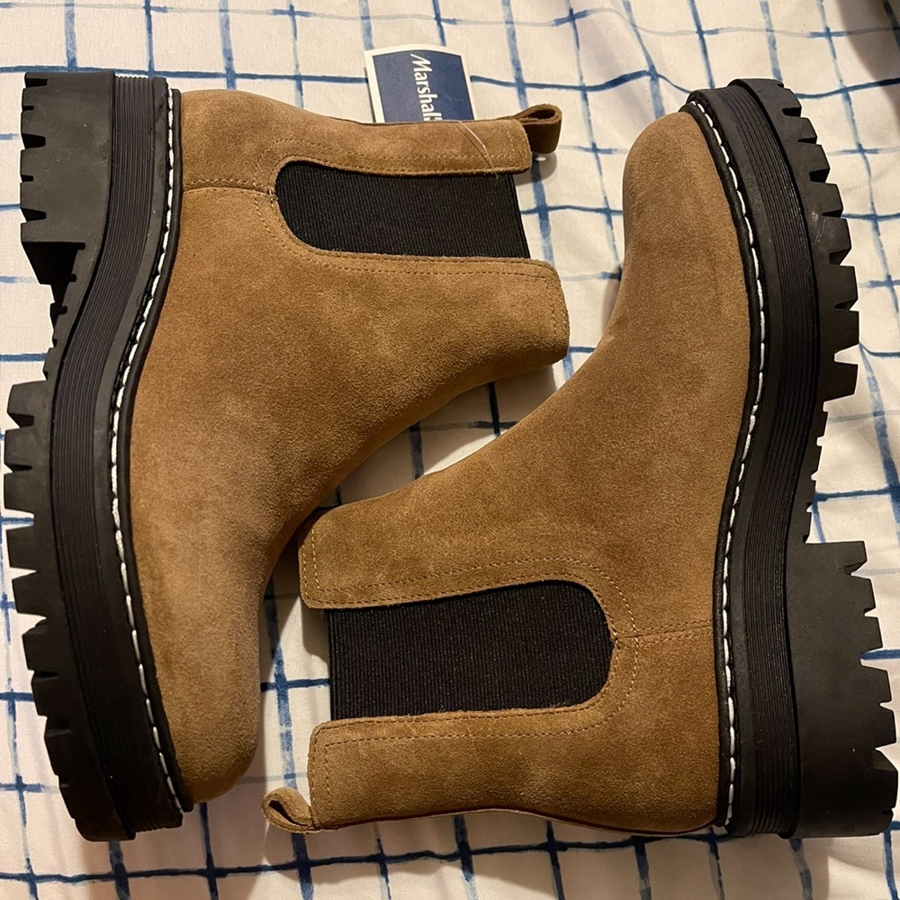 Tan boots